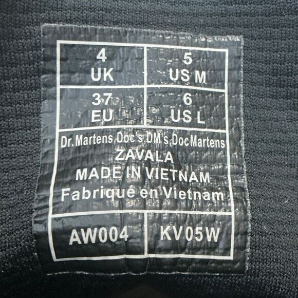 Dr. Martens Purple Snakeskin Embossed Leather Boots Combat Boots - Picture 6 of 9